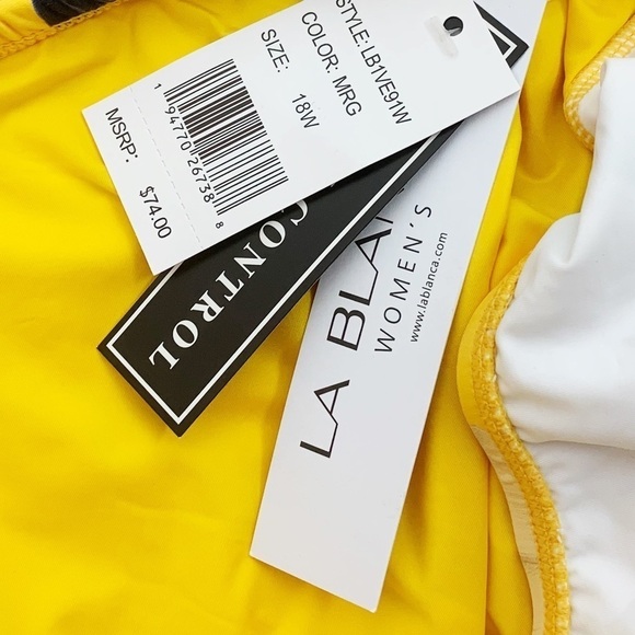 NWT La Blanca Marigold Bella Fiore Floral Print Swim Skirt - Picture 6 of 6